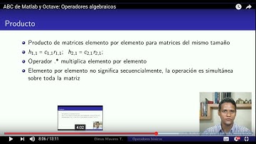 ABC de Matlab y Octave: Operadores algebraicos