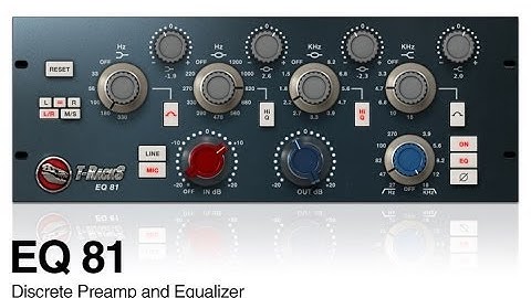 Spending Some Time With the T-Racks EQ 81 by IK Multimedia