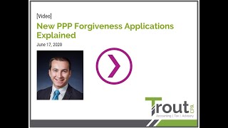 PPP Forgiveness Applications Explained