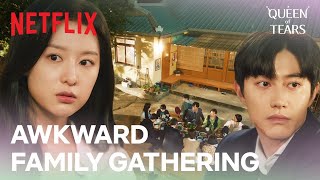 [EP9 PREVIEW] Kim Jiwon teaches her brother table manners | Queen of Tears | Netflix [ENG]