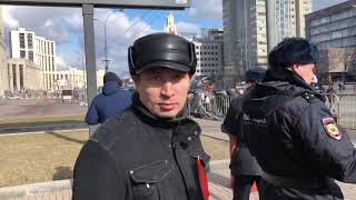 ⚡️Фотограф ударил помощницу Сергея Удальцова после митинга в Москве 21 05 2019