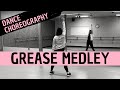 Dance routine for beginners  grease medley  easy dance choreography