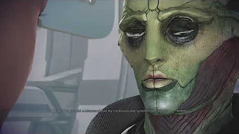 Thane Romance Mass Effect 3 - Kiss on the Citadel