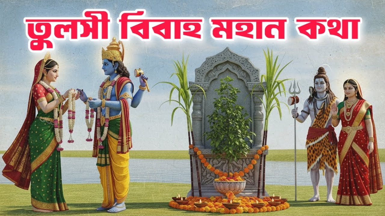 🌸যাদের ঘরে তুলসী গাছ আছে তারা এই কাহিনী না শুনলে পাপ হবে | তুলসী বিবাহ রহস্য**