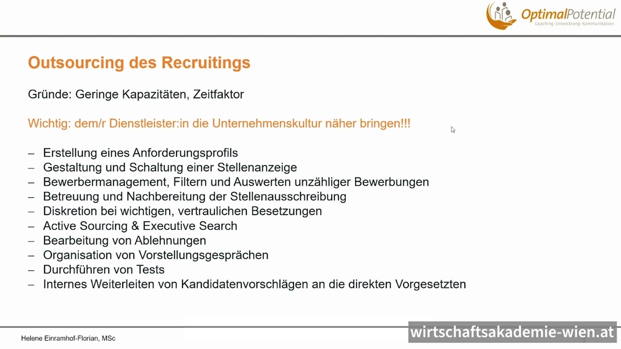 Personal- & Social Media Recruiting | Wie kann Recruiting Outgesourced werden?