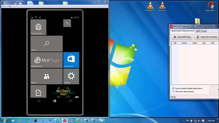 DEPLOY XAP FILES IN WINDOWS 10 MOBILE #RGS