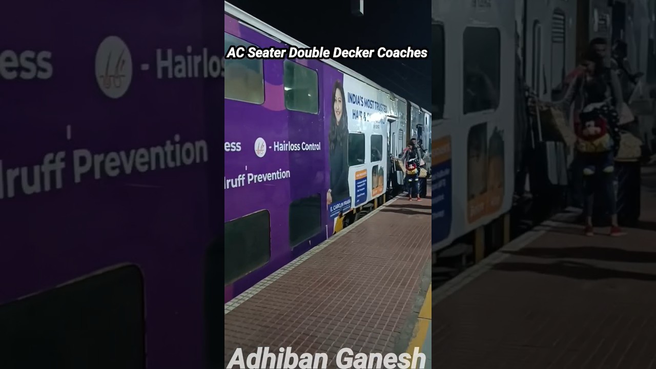 Uday Express Vlog | Coimbatore - KSR Bengaluru | Double Decker Interiors | Adhiban Ganesh | 