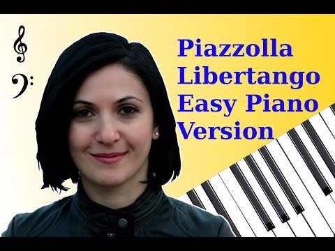 Libertango by Astor Piazzolla -  Piano Version (Tutorial) FREE music sheets