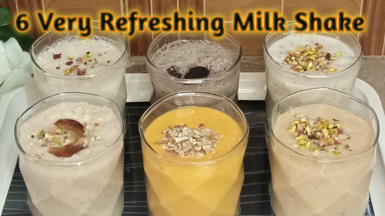 6 Easy Milk Shakes Recipes How to Make Easy Milk Shakes at Home by