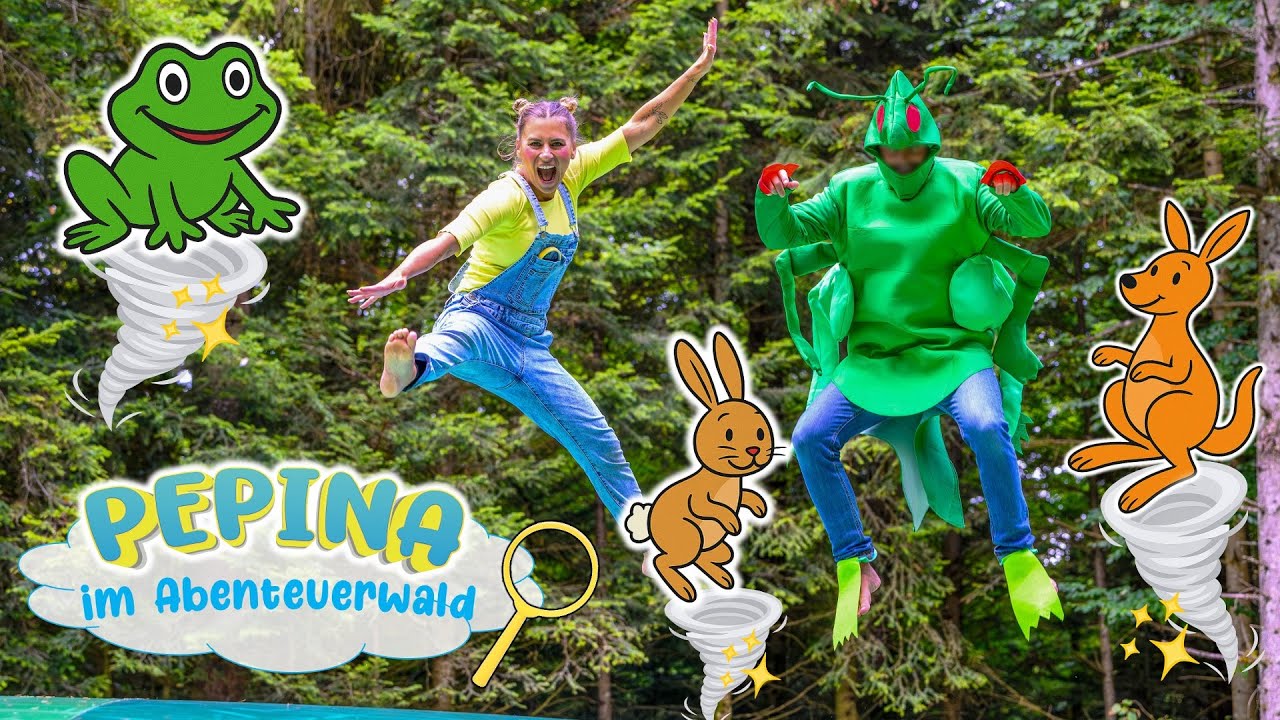 🔍✨ WO IST DAS TRAMPOLIN? Auf dem Abenteuerspielplatz mit Tieren 🐸🐰🦘🦗 Neues Kinderlied: Flummi-Tanz 🎶