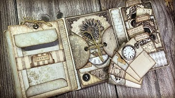 My White Cat Journal, FOLIO TUTORIAL, Stuck In Neutral, Junk Journal Kit, Folio, Crafting, Printable