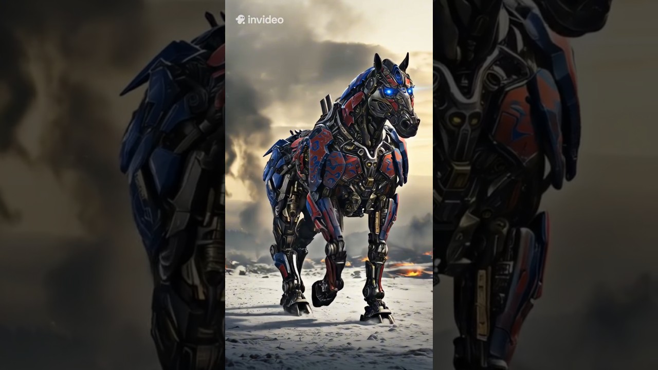 optimus prime + horse transformation 😱