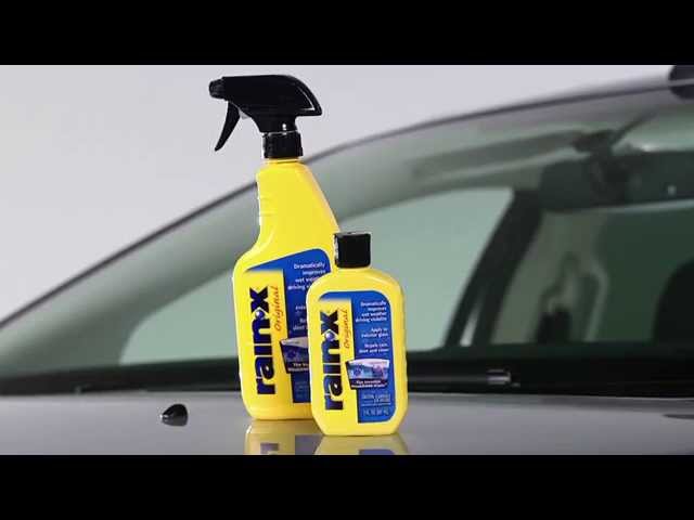 Rain-X application and long term test of car glass water repellent