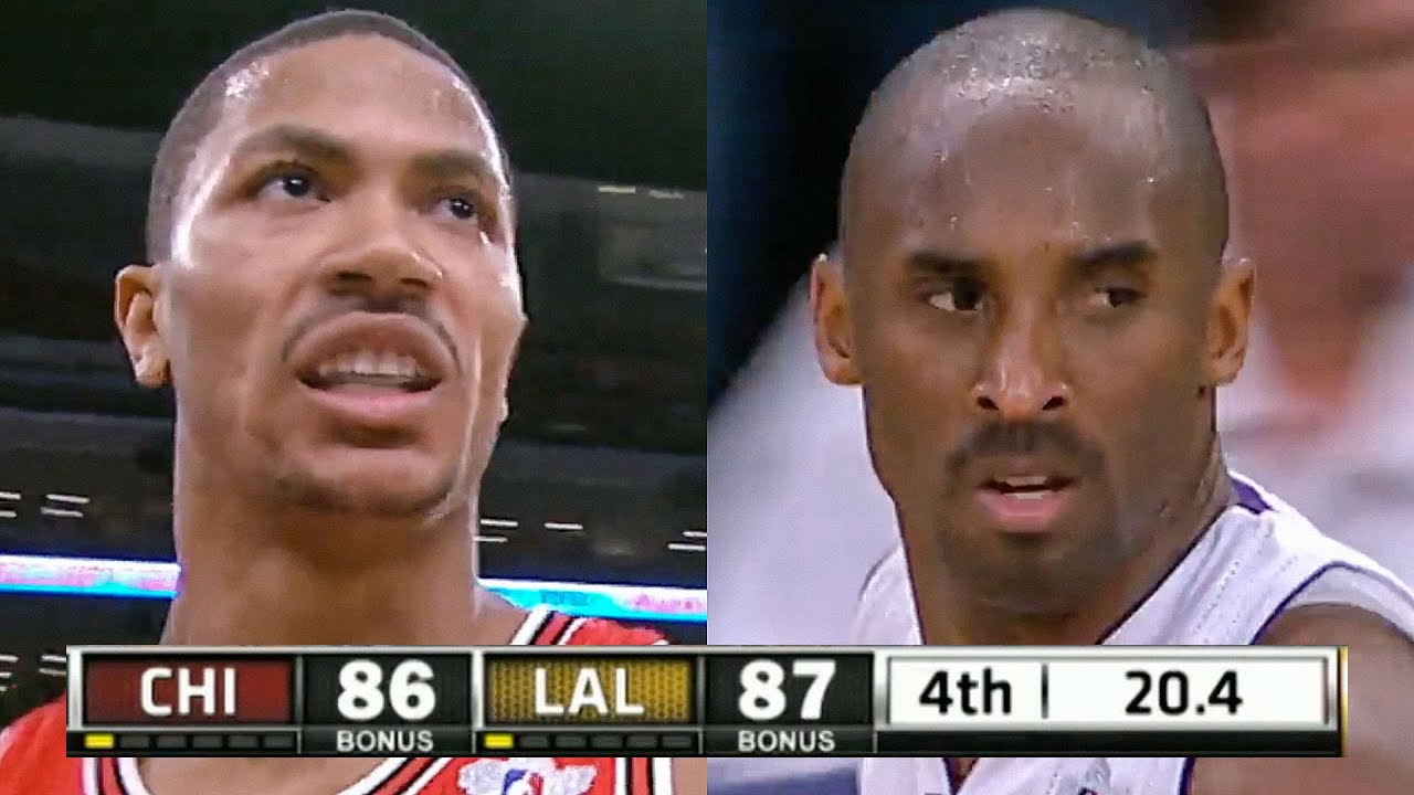 Когда Деррик Роуз комментировал игру в Лос-Анджелесе в Рождество!