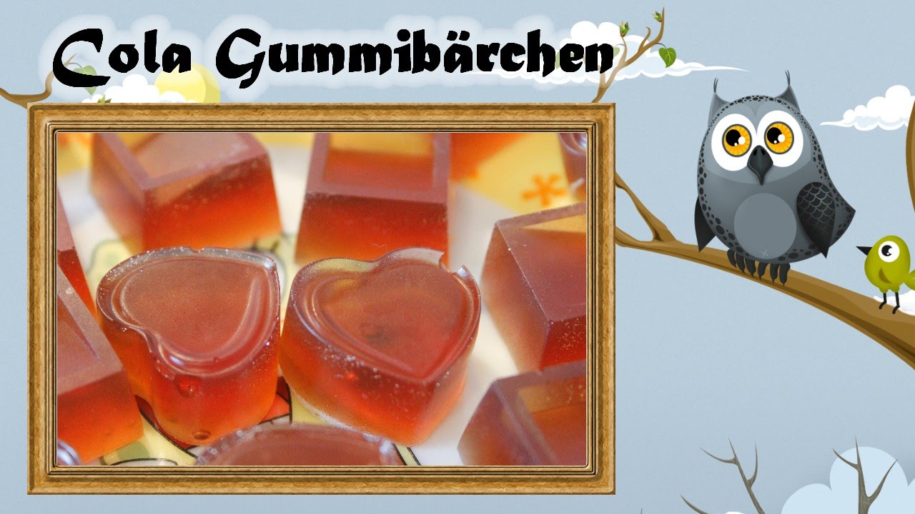 Cola Gummibärchen - ganz einfach selbst gemacht