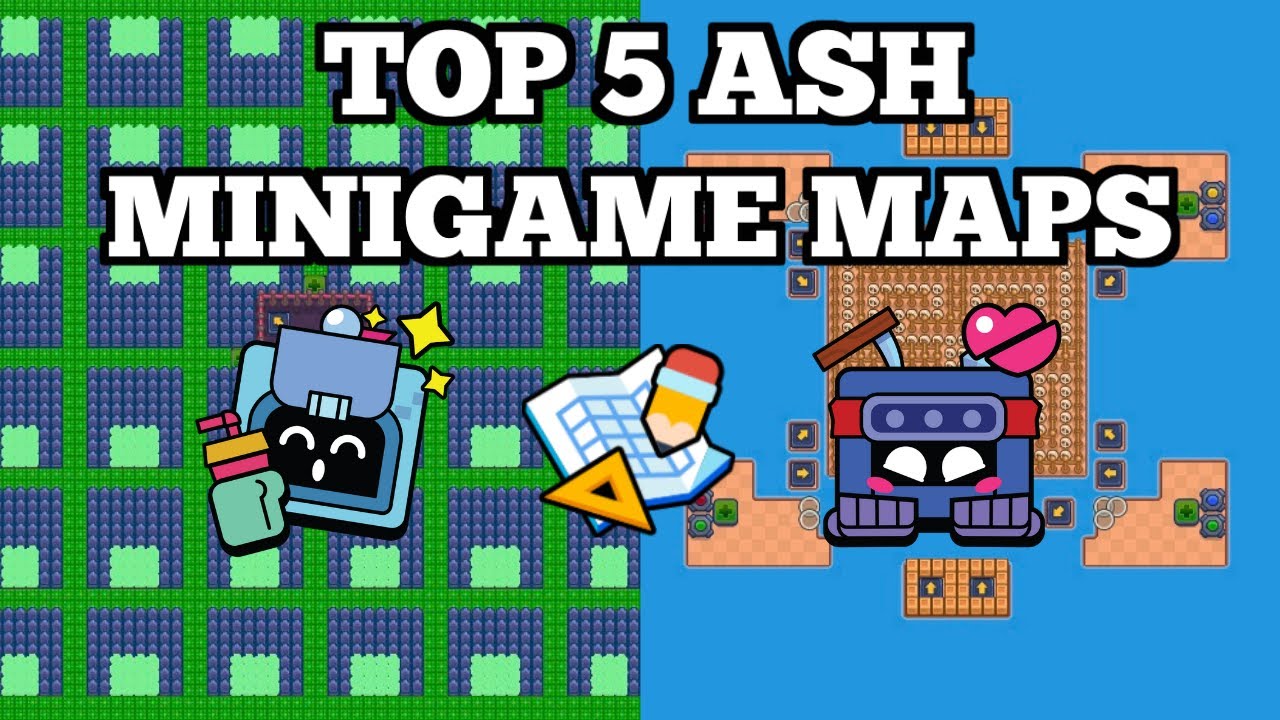 Top 5 Ash Minigames In Map Maker - YouTube