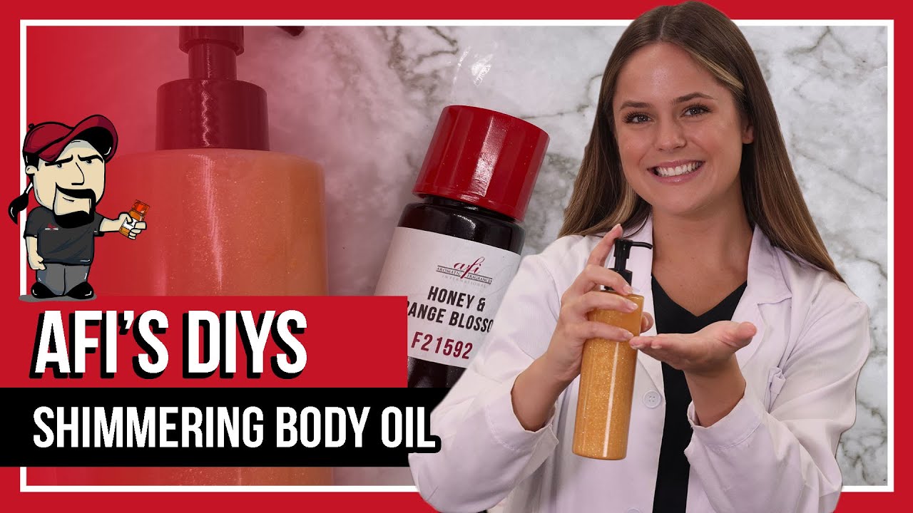 How to Make Shimmering Body Oil