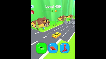 LEVEL 459 Shape shifting game very cool and gnarly hyper casual game.#shapeshifting #shorts #games