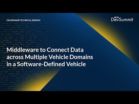 Middleware to Connect Data across Multiple Vehicle Domains in a Software Defined Vehicle