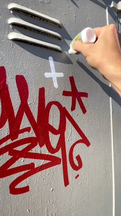 How to double dragon tag #graffiti #tagging #dripmop #graffitimarker