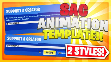 Support A Creator Code Animation *TEMPLATE* (After Effects)