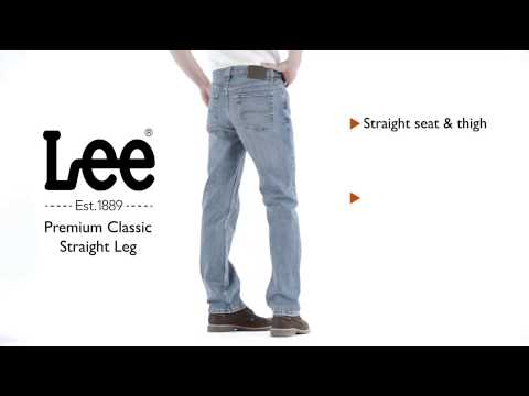 lee premium straight leg jeans