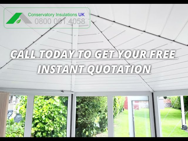 Conservatory Insulations UK Insulated Conservatory Ceilings Showreel 2023