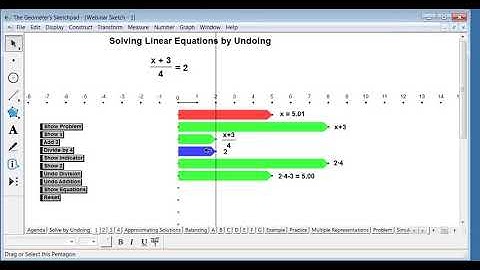 Sketchpad Webinar: Solving Equations