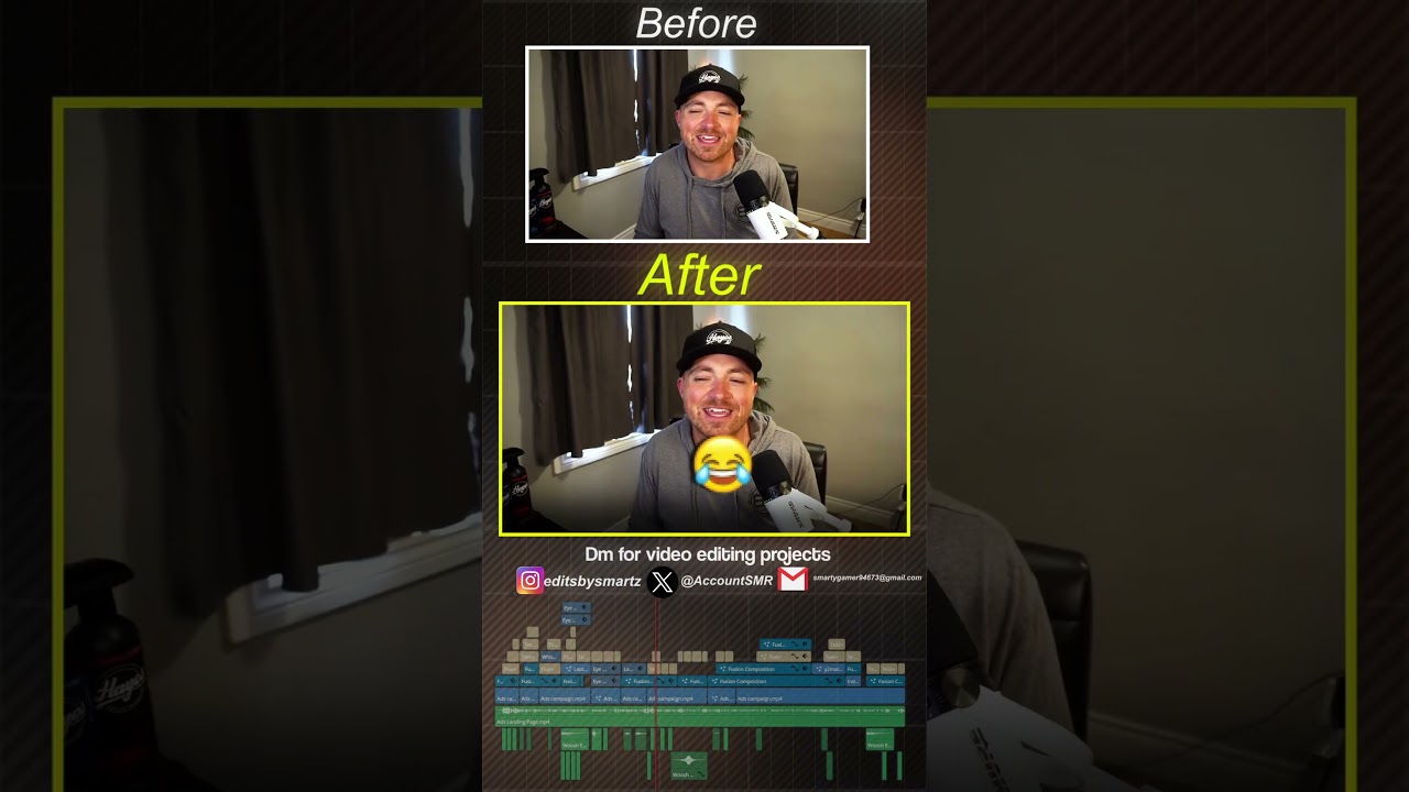 Edited this talking head business niche video in davinsi #videoediting