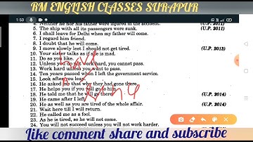 Syntax Conjunction Exercise 22 form excellent book solved by Ramesh Sir