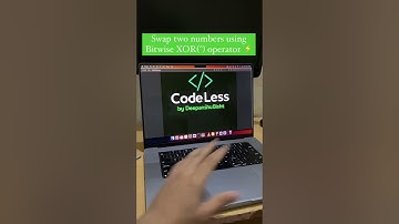 🔄 Swapping Using Bitwise⚡️ XOR(^) operator🤔 | JAVA👨‍💻 #javacode #javadeveloper #codinginterview