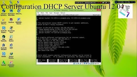 Configuration DHCP Service OS Ubuntu Server 12.04 on Virtual Box .