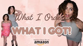 NATALIA REYNOLDS -CURVY GIRL AMAZON SUMMER DRESS - WHAT I ORDERED VS WHAT I GOT