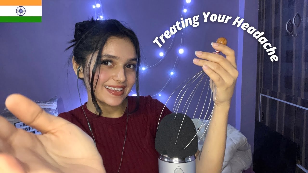 HINDI ASMR | Treating Your Headache/Migraine (RP) | Personal Attention🫧