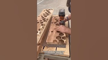 Woodworking Art: Creating a Honeycomb Panel