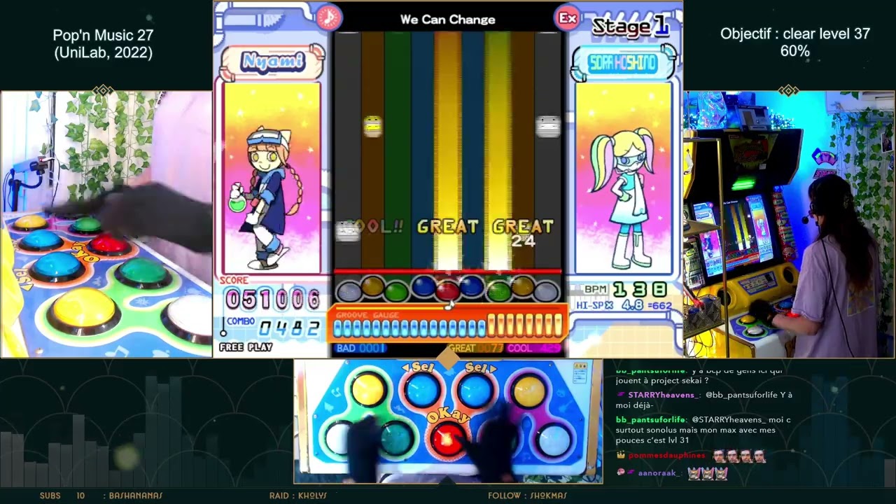 POP'N MUSIC] We Can Change (EX38) -AAA 96.0K - - YouTube
