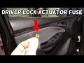 DRIVER DOOR ACTUATOR FUSE LOCATION AND REPLACEMENT FORD FOCUS MK3 2012-2018