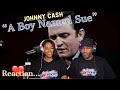 JOHNNY CASH "A BOY NAMED SUE" REACTION | Asia and BJ