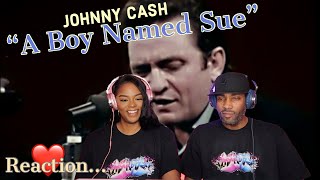 JOHNNY CASH 'A BOY NAMED SUE' REACTION | Asia and BJ