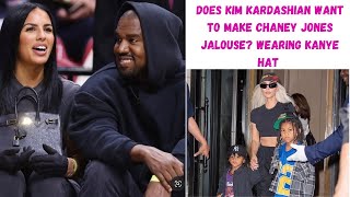 Kim Kardashian is Trying to Make Chanye Jones Jalouse with Kanye West Hat - She is trying to create