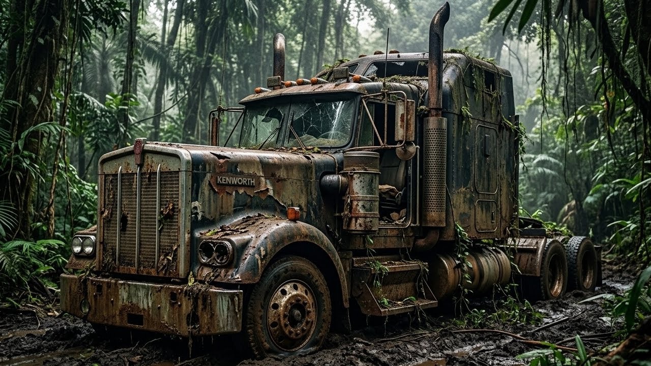 ASMR Car Restoration Full Rebuild of kenworth w900a 1967 from Abandoned Condition to Looking New