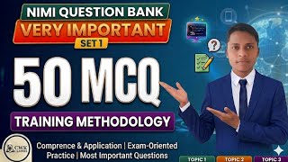 #CITS Final Exam Special🔥| Training Methodology Top 50 MCQ | NIMI Pattern POT/TM  Questions for CITS