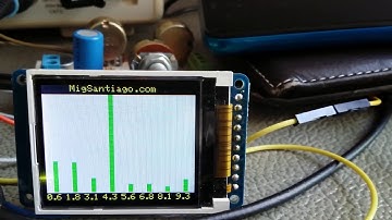 FFT shown on ST7735 from NXP S32K144 and electret microphone