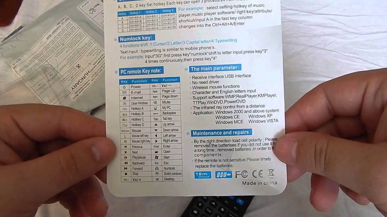 №78 Пульт Д/У для ПК (Aliexpress)