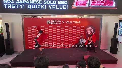 SAMURAI DANCE BY LE Show Boutique for Yakunikun RESTAURANT OPENING LAUNCH AT THE CATHAY SINGAPORE 