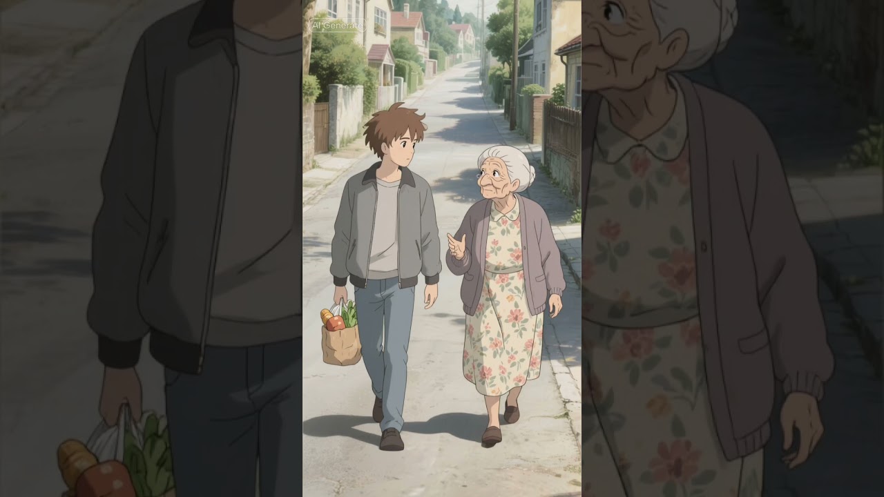 A man is help a old woman || storical and Amazing vidoe