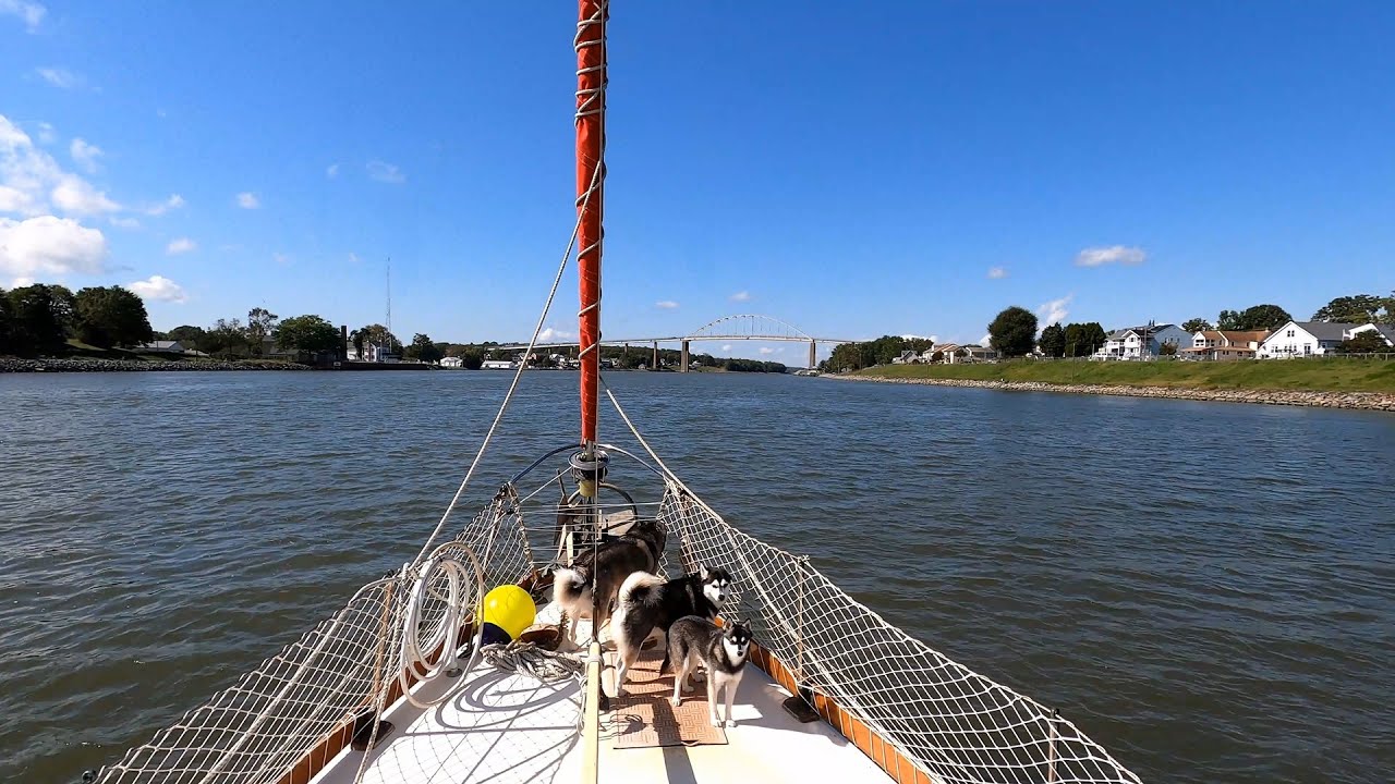 ⁣Time Lapse Series: Delaware City Marina to Upper Chesapeake Bay via The C&D Canal
