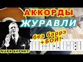 Журавли Аккорды 🎸 Бернес ♪ Разбор песни на гитаре ♫ Бой Текст