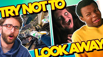 Adults React To Try Not To Look Away Challenge (Biggest Fears)