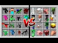 Minecraft ALL KINDS OF BOSSES and TITANS vs Inventory BABY Zombie vs Villager vs Iron Golem
